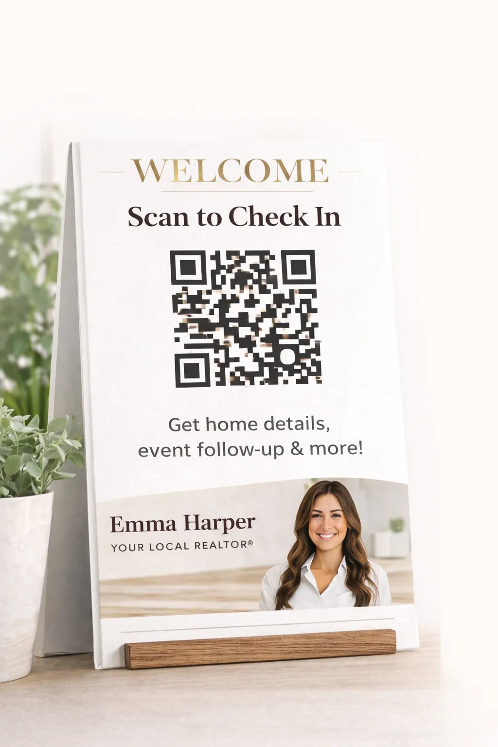 Open House QR Stand